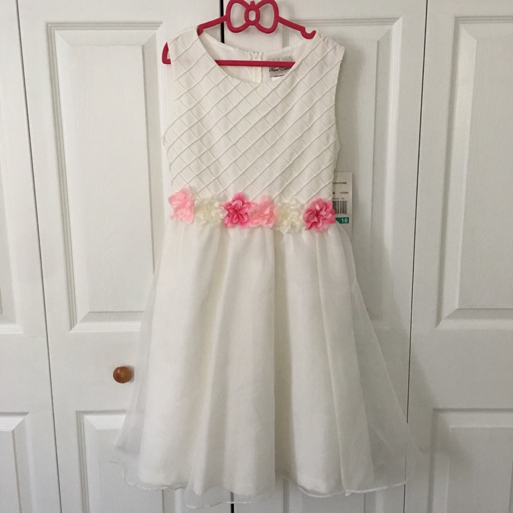 Linen Flowers Dress